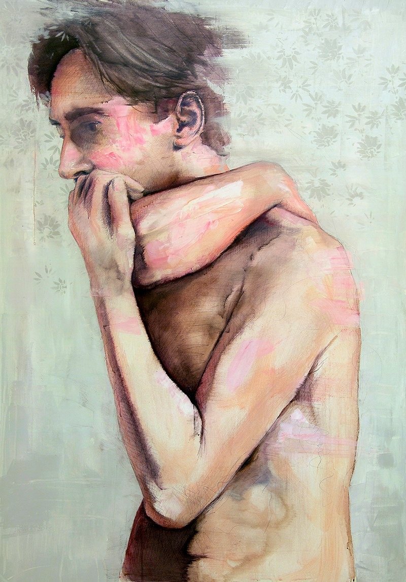 Acrylic painting by Dario Moschetta â€“ emotional expression