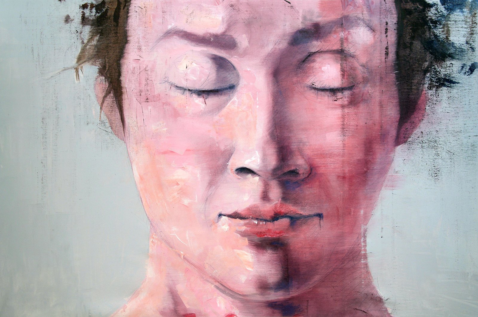 Pintura acrÃ­lica de Dario Moschetta â€“ expresiÃ³n emocional