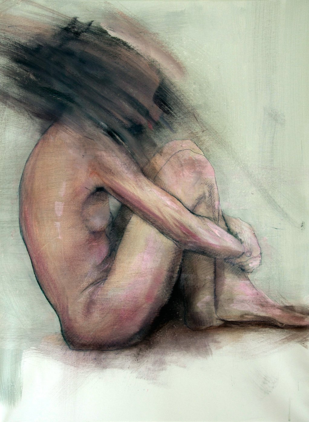 Acrylic painting by Dario Moschetta â€“ emotional expression