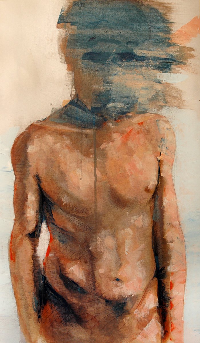 Acrylic painting by Dario Moschetta â€“ emotional expression