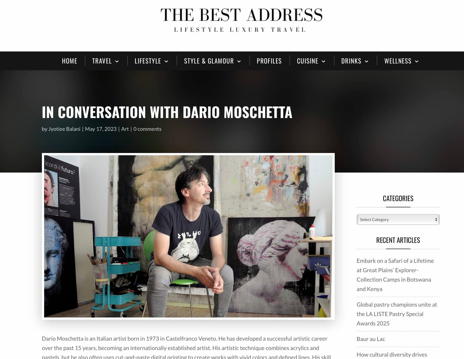 The Best Address - Artist Interview 2023
