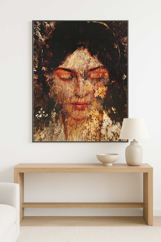 Portrait 466 large format female portrait fine art print by Dario Moschetta