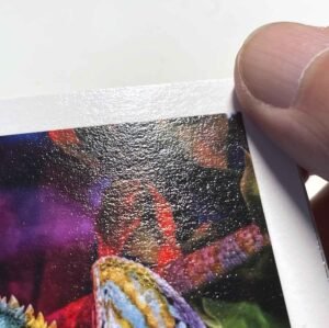 Close-up view of large format fine art print on Hahnemühle paper by Dario Moschetta