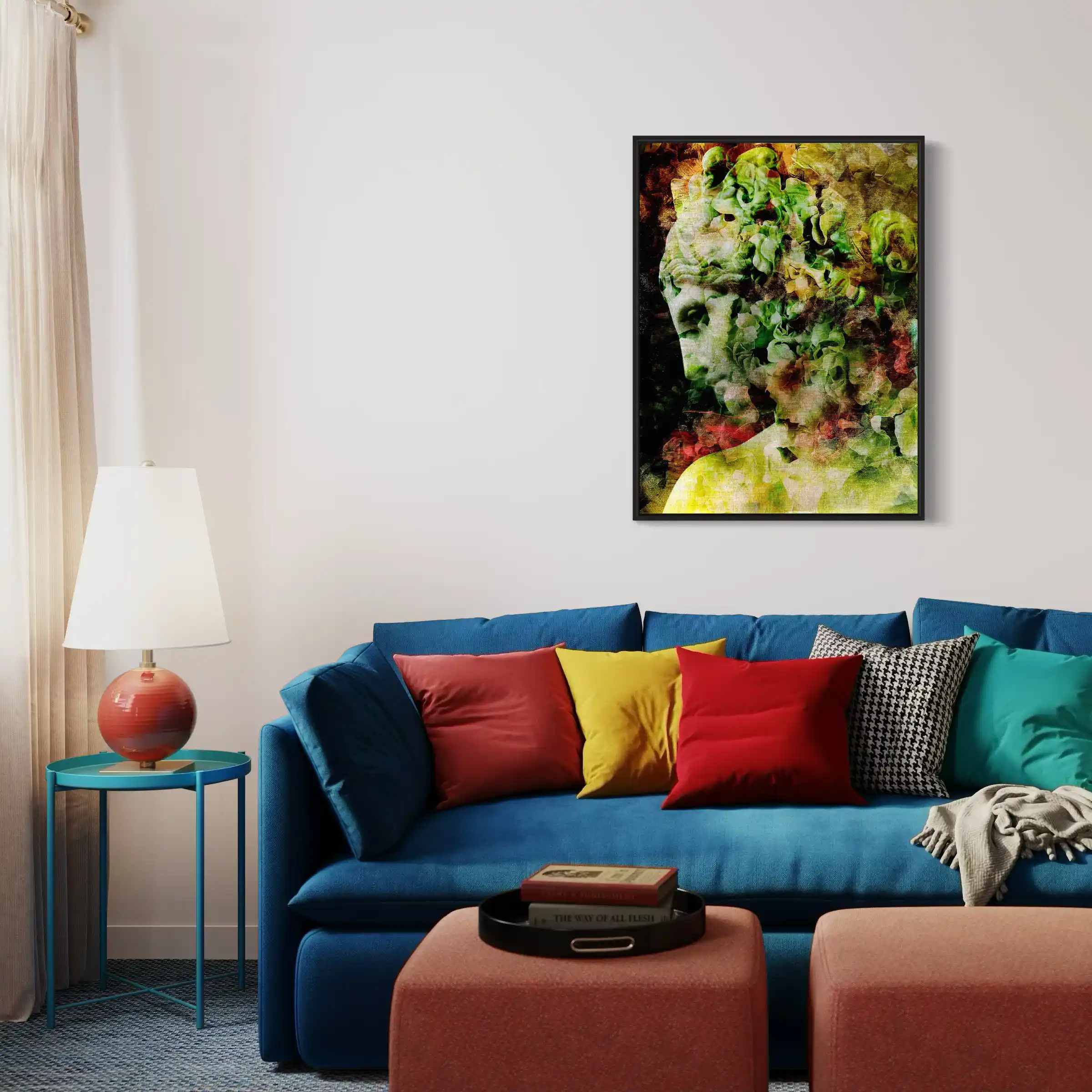 Contemporary art collector guide classical bust modern artwork