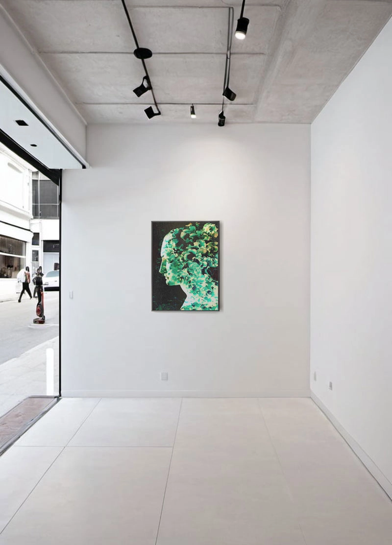 Contemporary art market trends illustrated through a minimal exhibition space and current gallery context