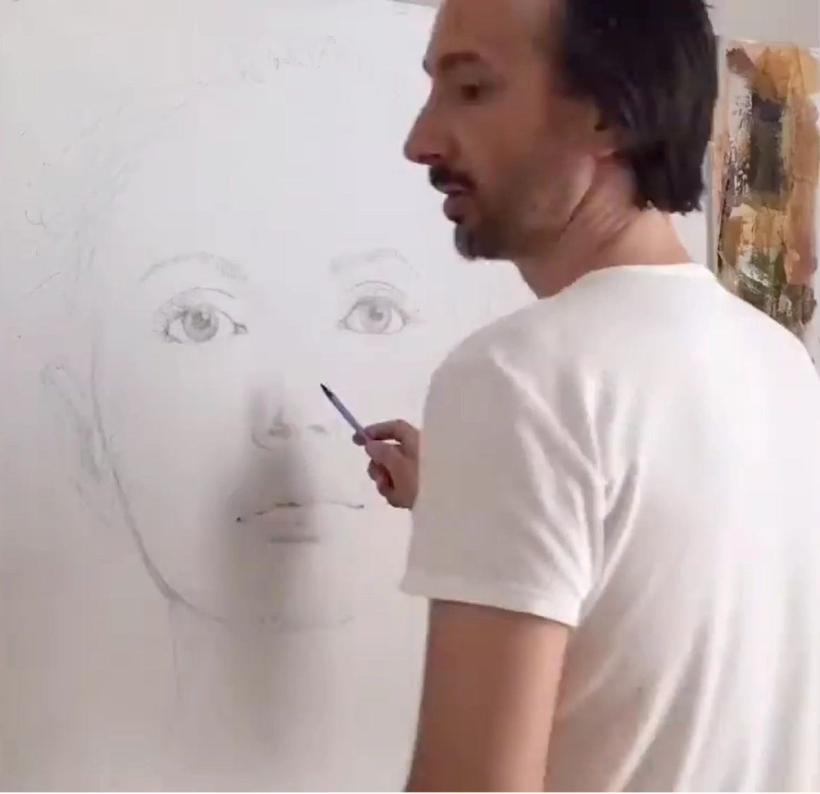 Artist studio process showing how contemporary art value is created through practice and continuity