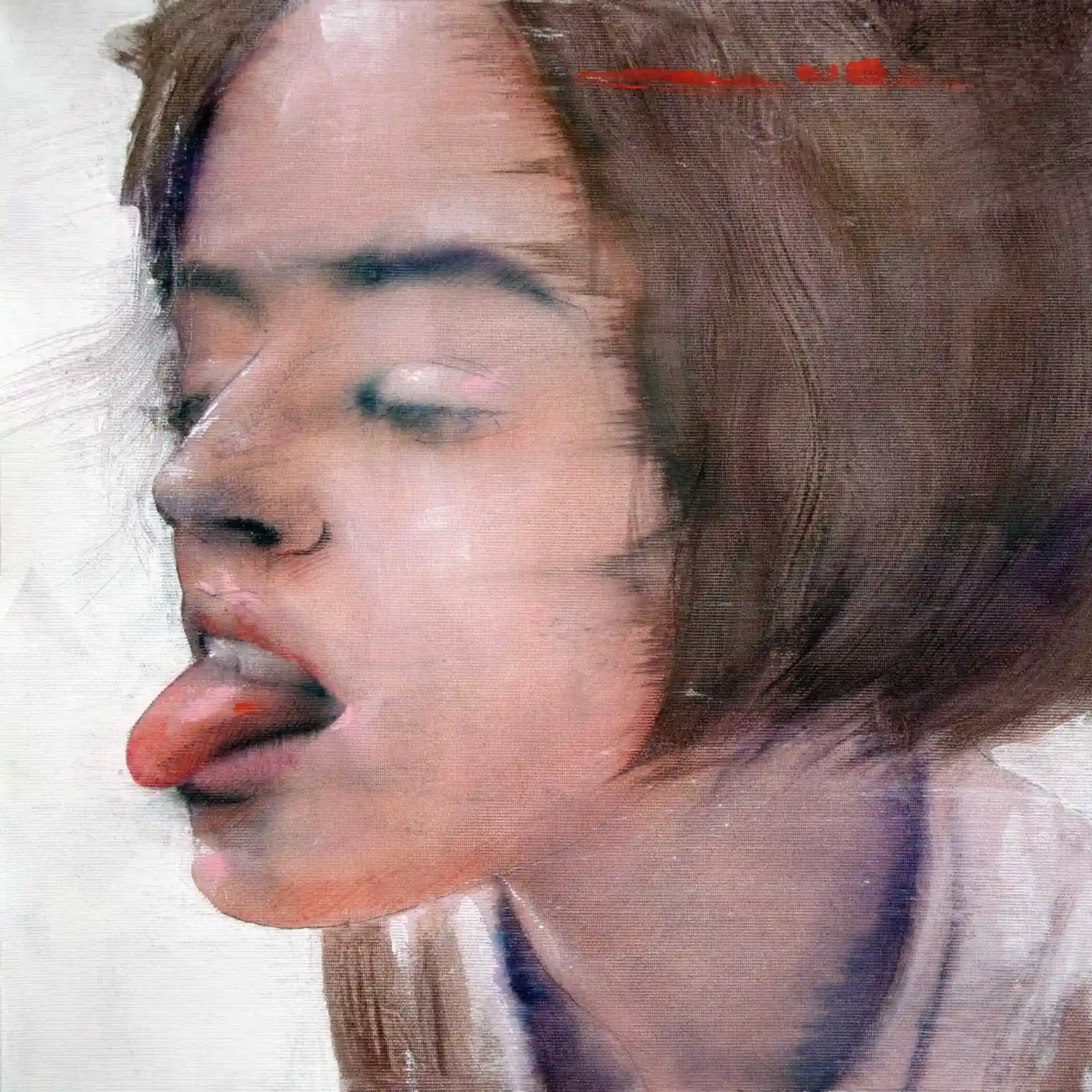 Body in contemporary art – expressive contemporary portrait painting
