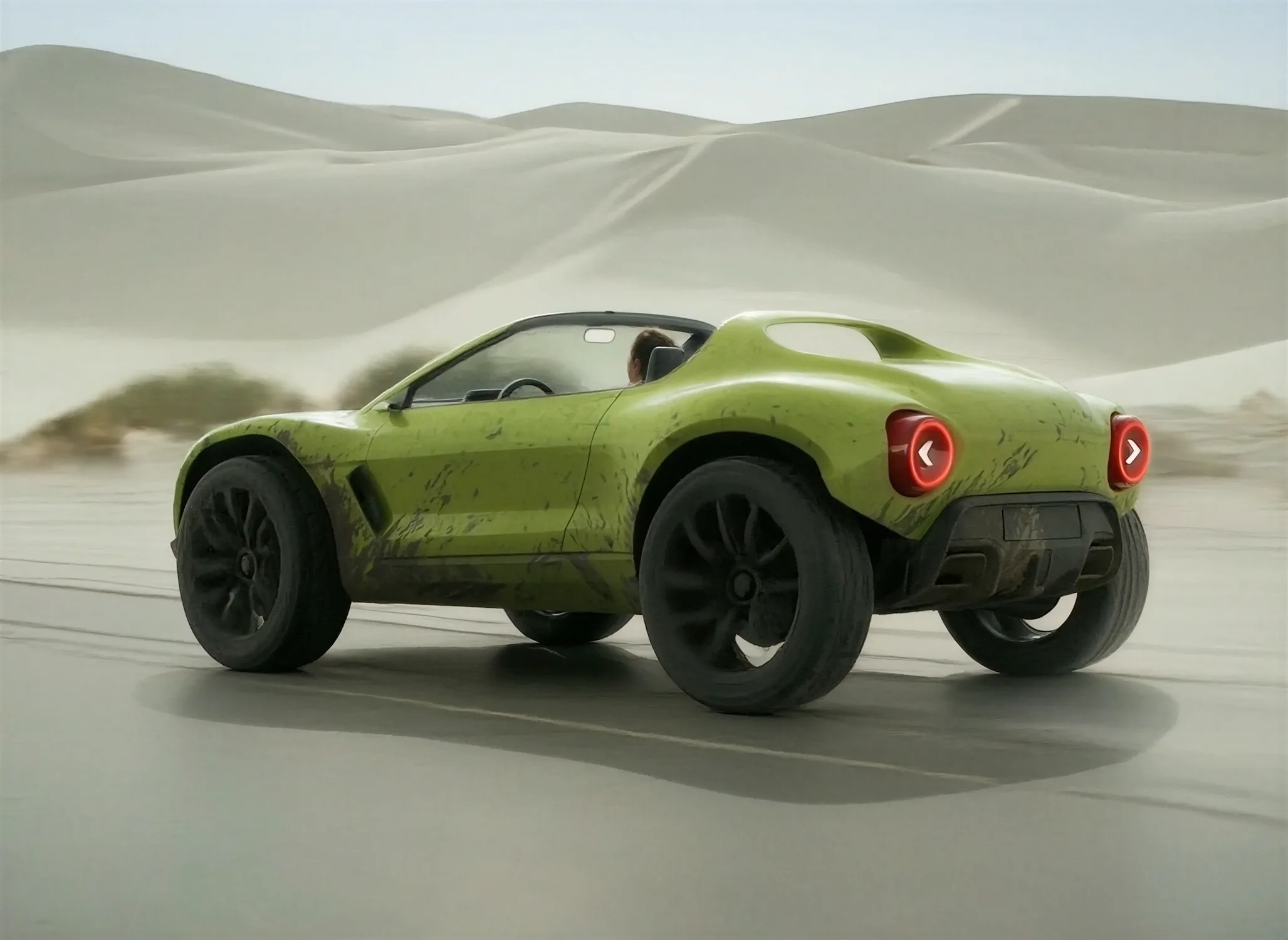 AI automotive design concept experimental car by Dario Moschetta