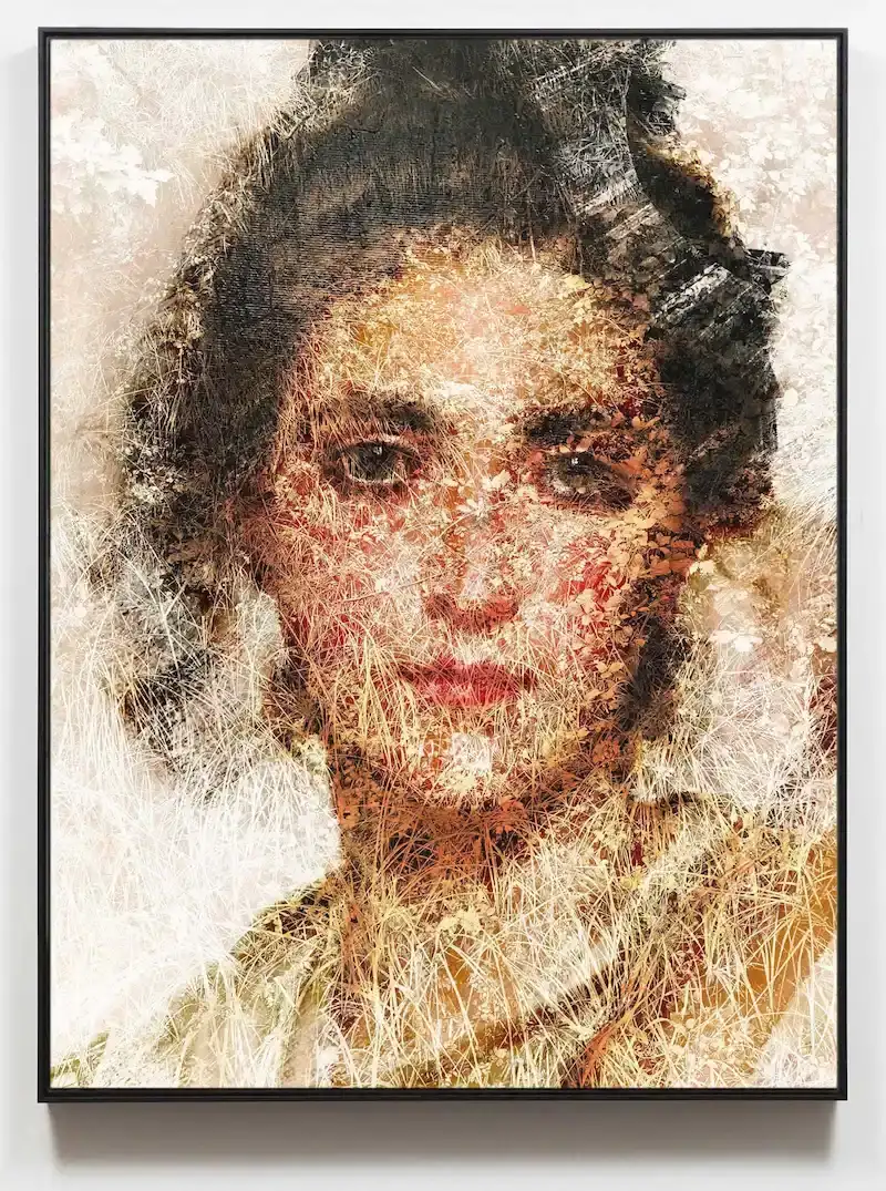 Contemporary portrait painting auction – Presence Two Portraits by Dario Moschetta