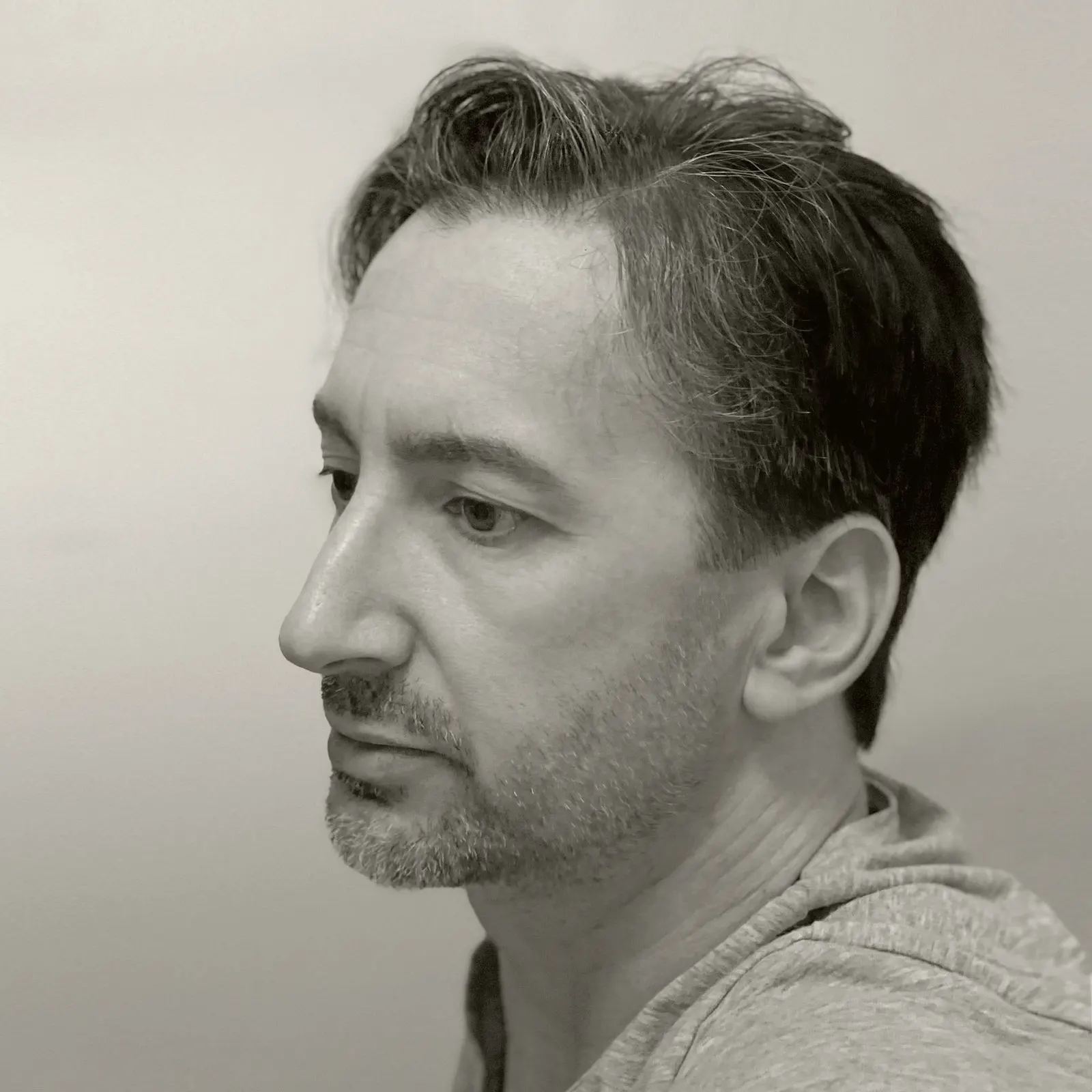 Portrait of Italian contemporary artist Dario Moschetta