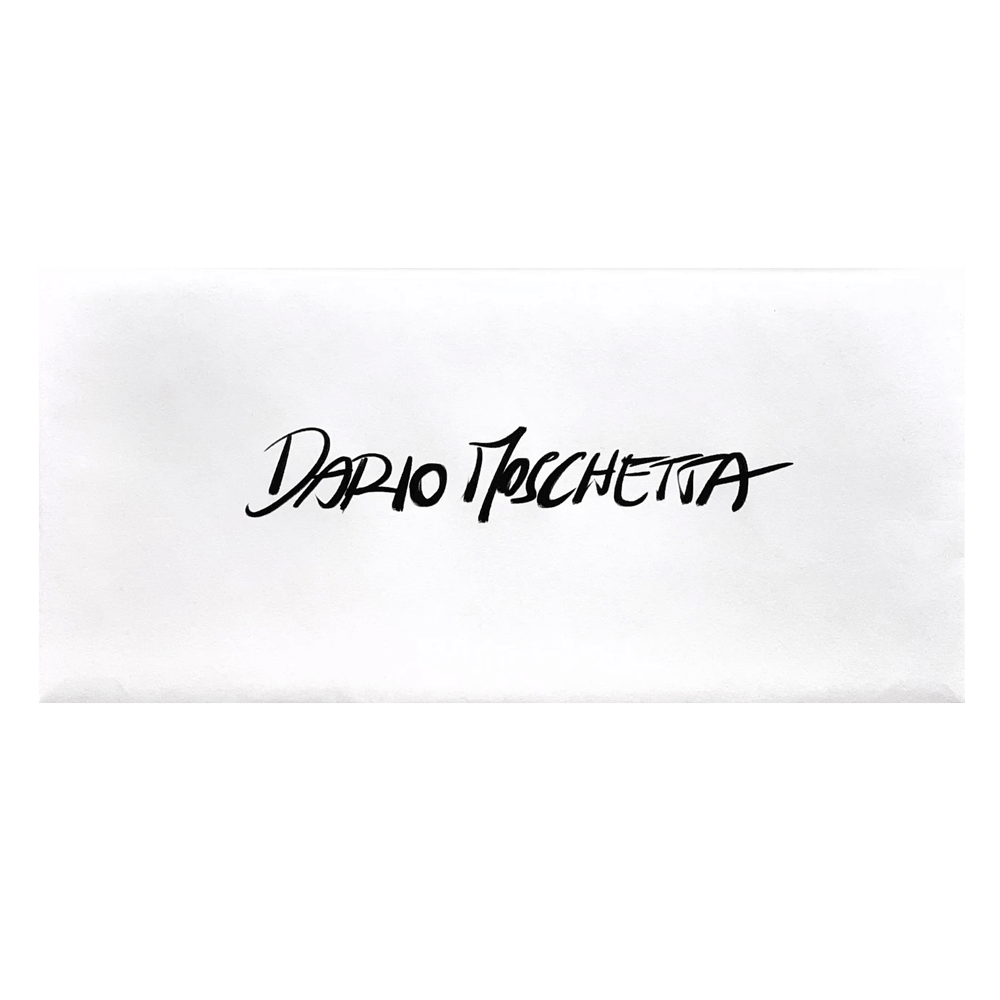 Certificate of authenticity envelope by Dario Moschetta