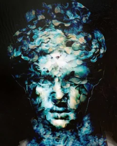 Large format contemporary art print – Upcoming Signals 14 by Dario Moschetta